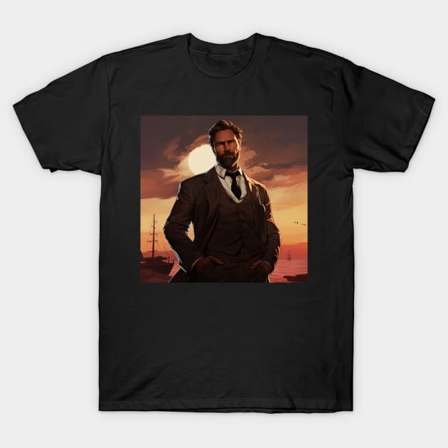 Herman Melville T-Shirt by ComicsFactory